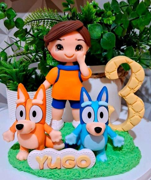 Topo Bluey e Bingo em Biscuit