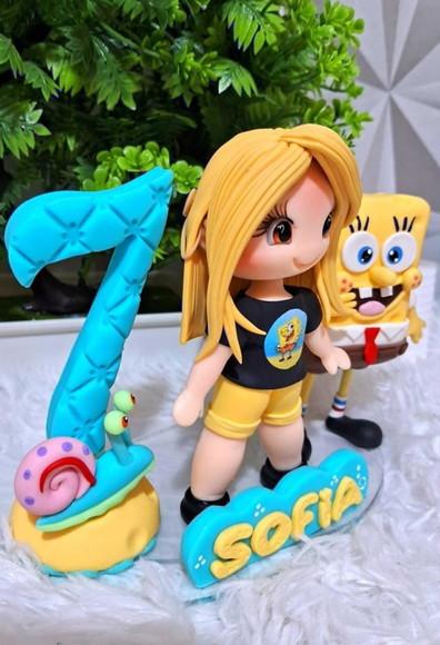 Topo Bob Esponja em Biscuit