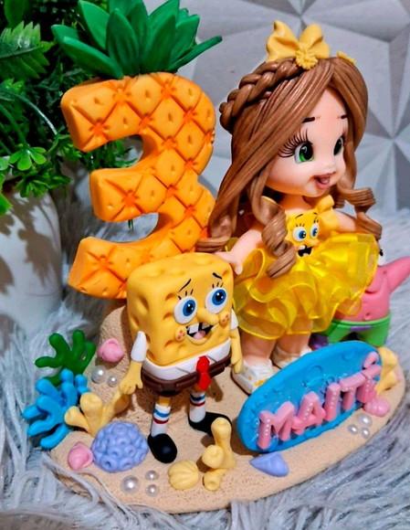 Topo Bob Esponja em Biscuit