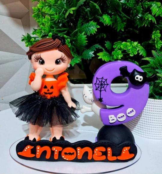 Topo Halloween em Biscuit