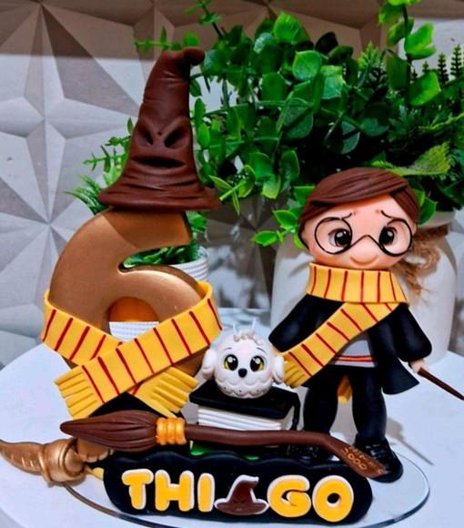 Topo Harry Potter em Biscuit