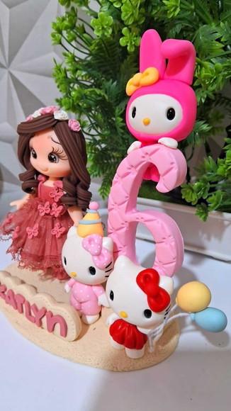 Topo Hello Kitty em Biscuit