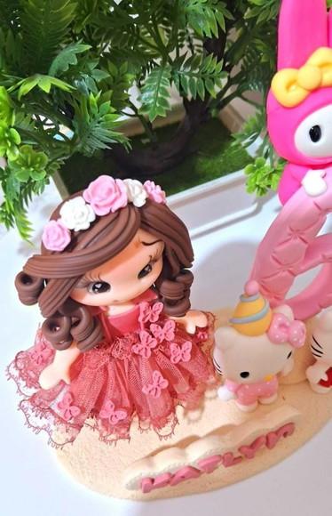 Topo Hello Kitty em Biscuit