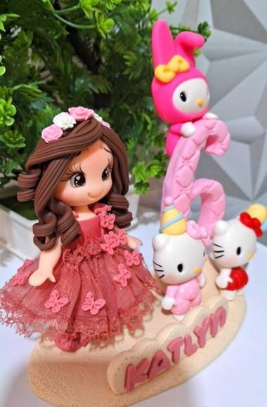 Topo Hello Kitty em Biscuit
