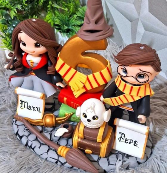 Topo Hermione e Harry Potter em Biscuit
