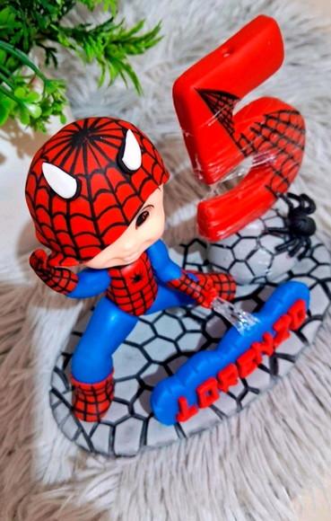 Topo Homem Aranha em Biscuit