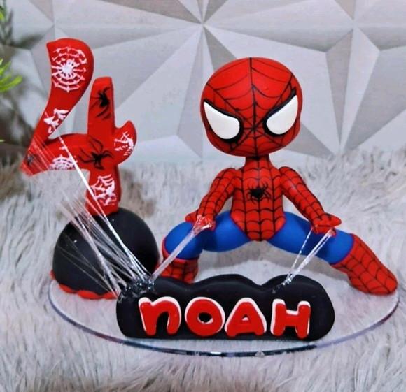 Topo Homem Aranha em Biscuit