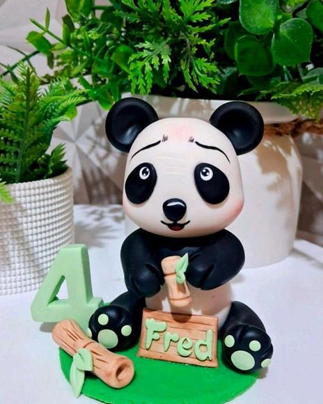 Topo Panda em Biscuit