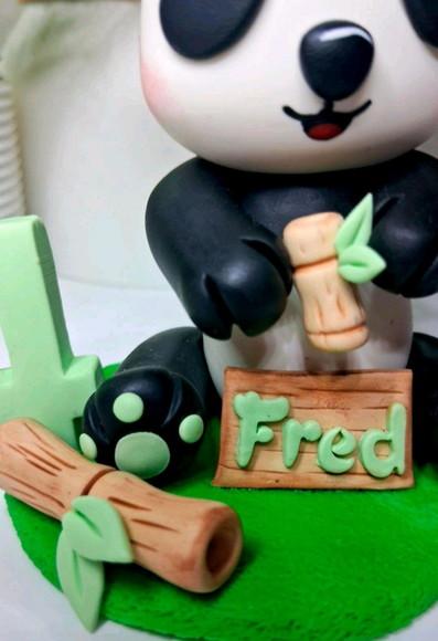 Topo Panda em Biscuit
