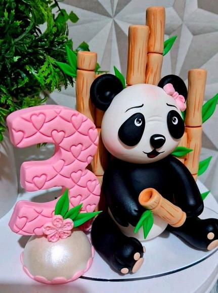 Topo Panda em Biscuit