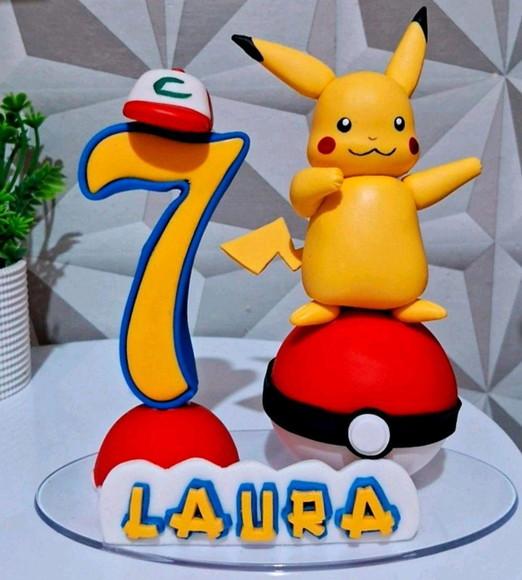 Topo Pikachu em Biscuit