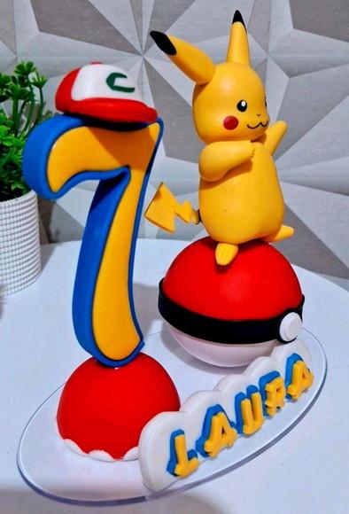 Topo Pikachu em Biscuit