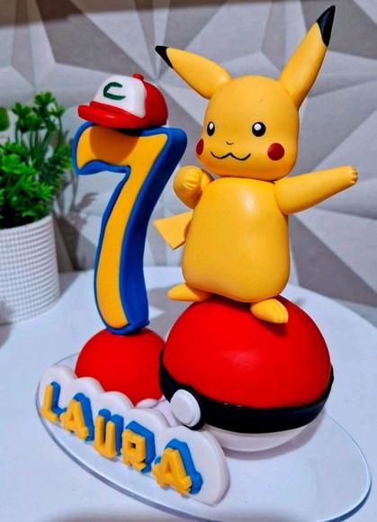 Topo Pikachu em Biscuit
