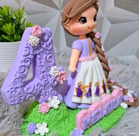 Topo Rapunzel em Biscuit