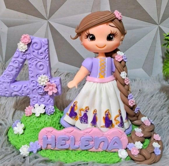 Topo Rapunzel em Biscuit