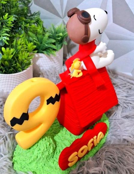 Topo Snoopy em Biscuit