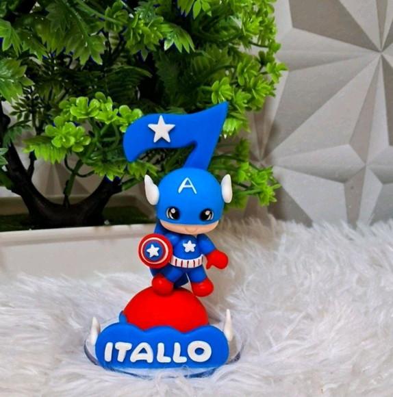 Vela Capitão América em Biscuit