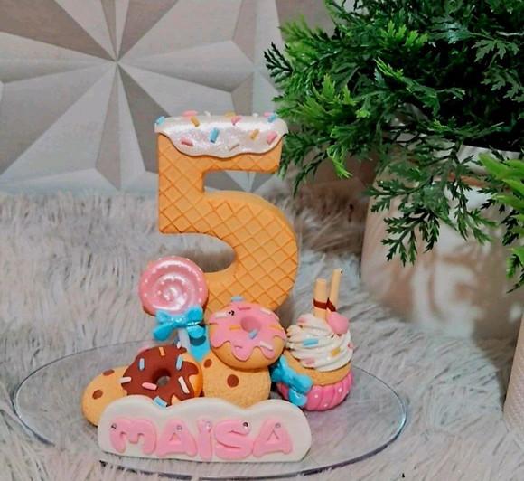 Vela Confeitaria em Biscuit