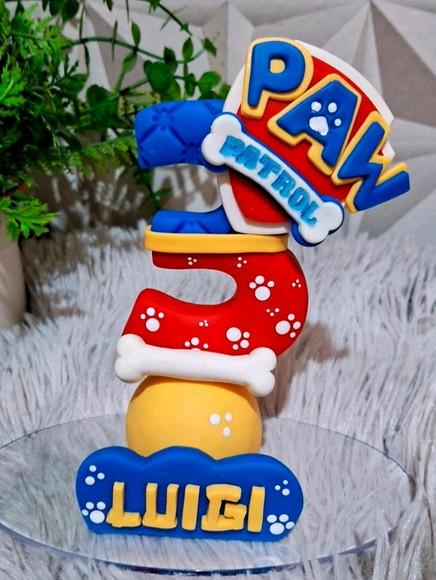Vela Patrulha Canina em Biscuit