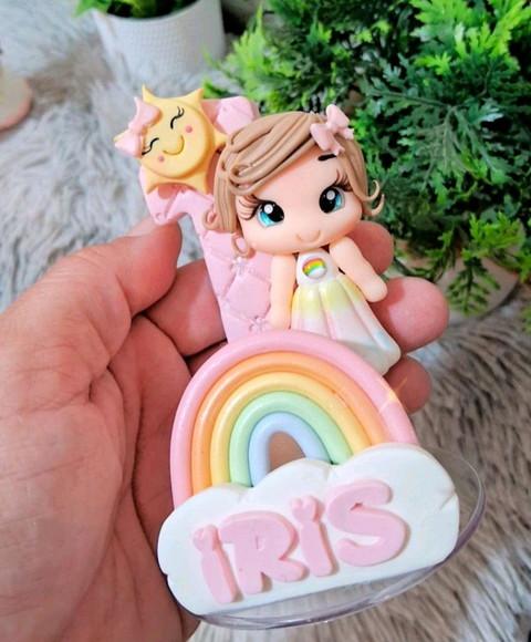 Vela Raio de Sol em Biscuit