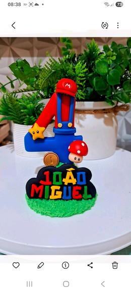 Vela Super Mario em Biscuit