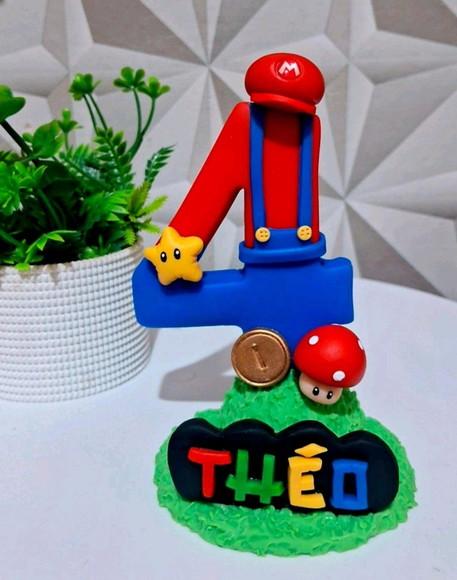 Vela Super Mario em Biscuit