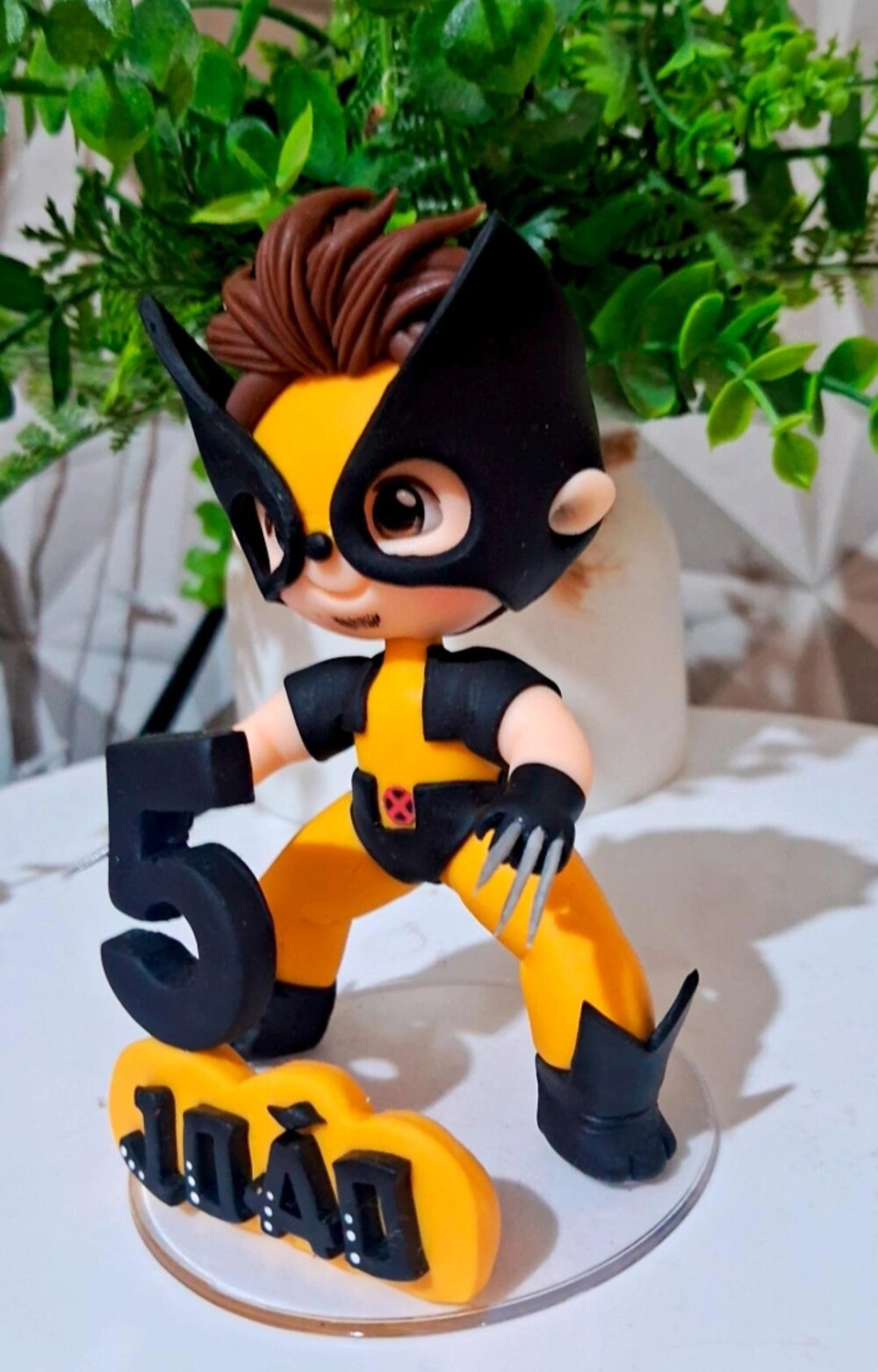 Vela Wolverine em biscuit