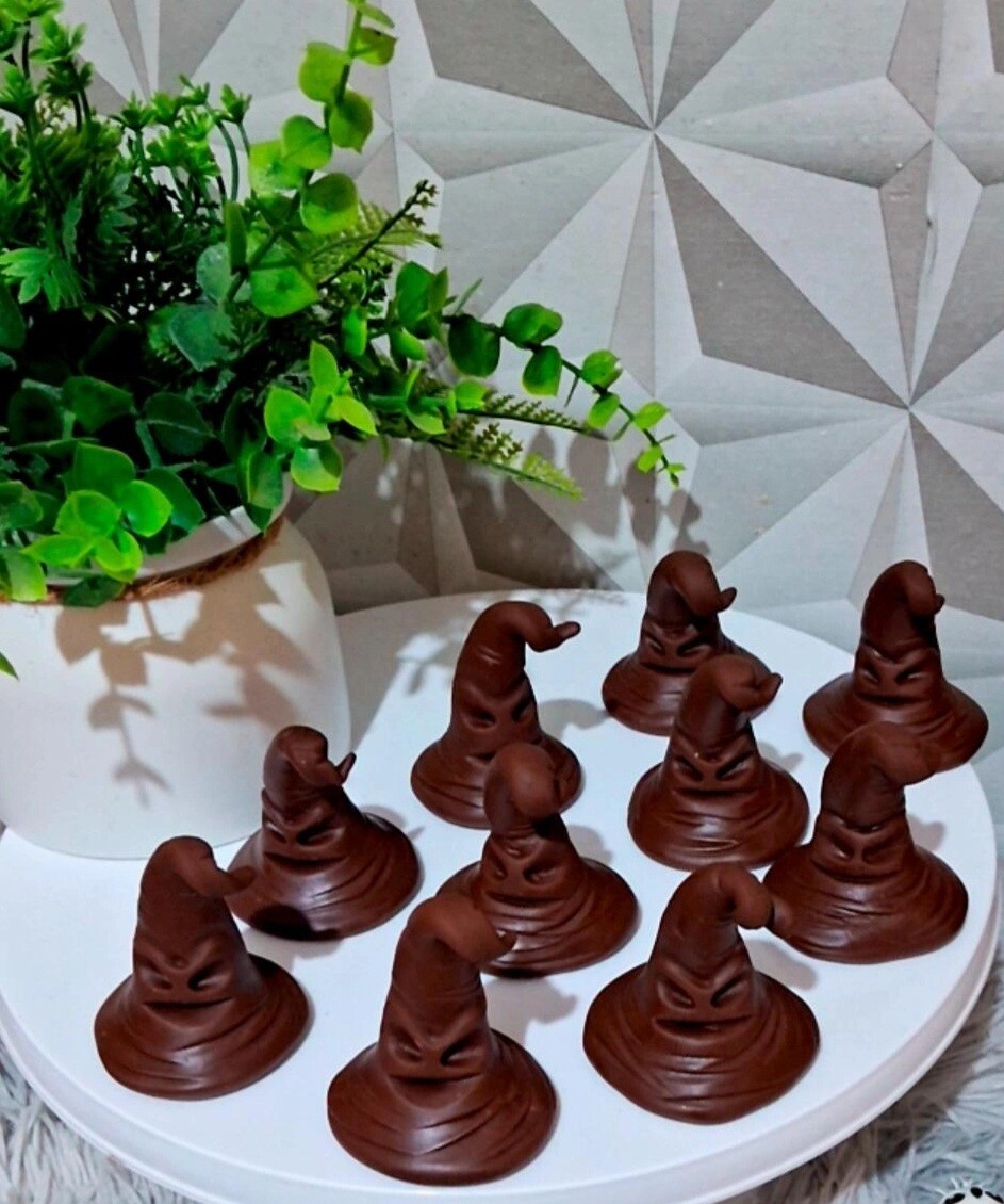 Apliques Chapeu Seletor - Harry Potter em Biscuit