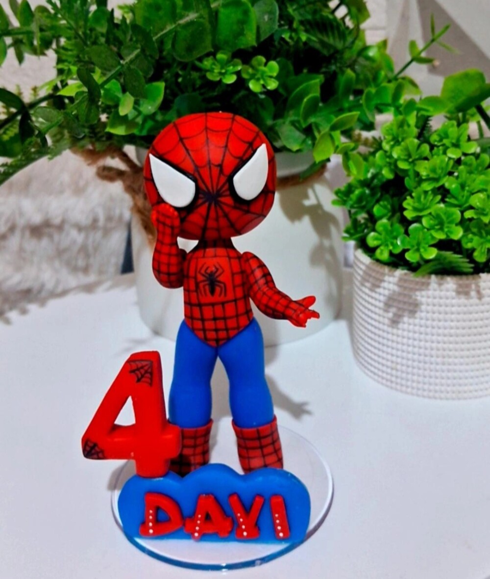 Topo Homem Aranha em Biscuit