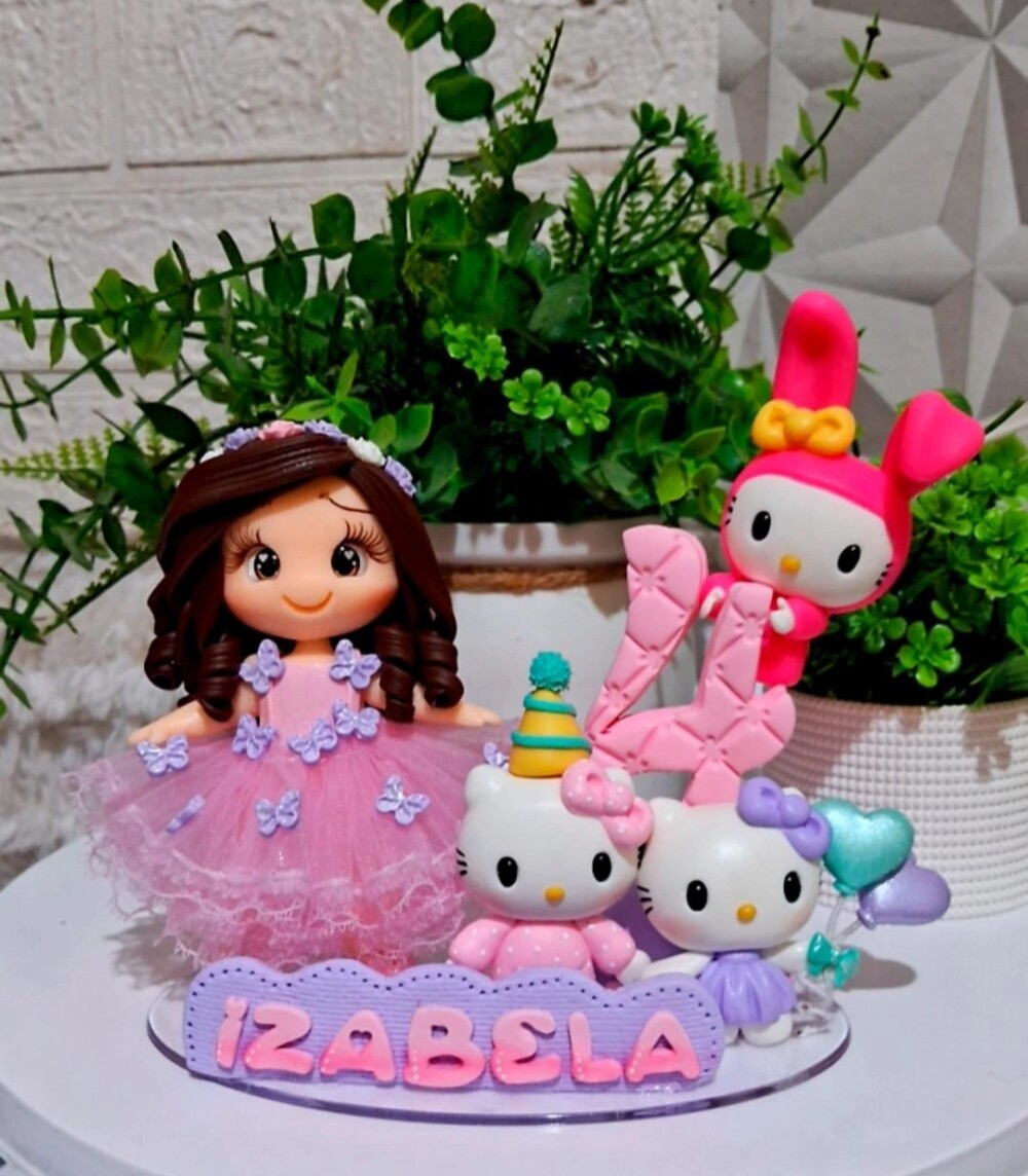 Topo Hello Kitty em Biscuit