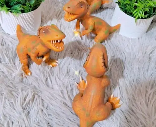 Aplique Dinossauro em Biscuit