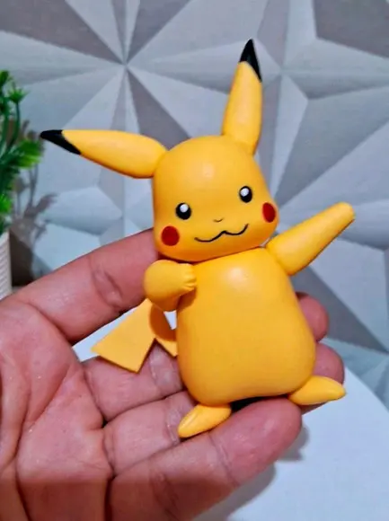 Kit Pokemon em Biscuit Pikachu e Pokebola