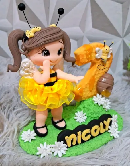 Topo Abelhinha em Biscuit