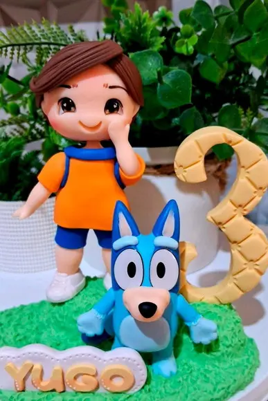 Topo Bluey em Biscuit