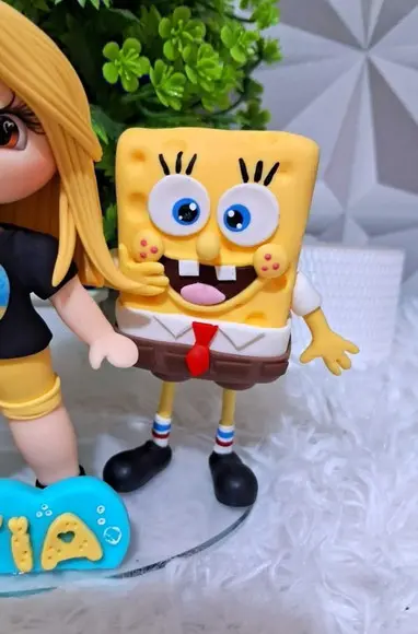 Topo Bob Esponja em Biscuit