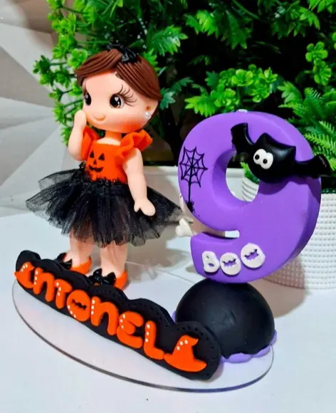 Topo Halloween em Biscuit