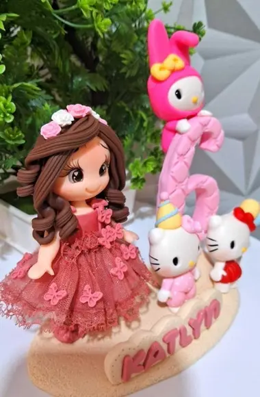 Topo Hello Kitty em Biscuit