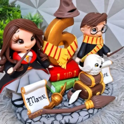 Topo Hermione e Harry Potter em Biscuit
