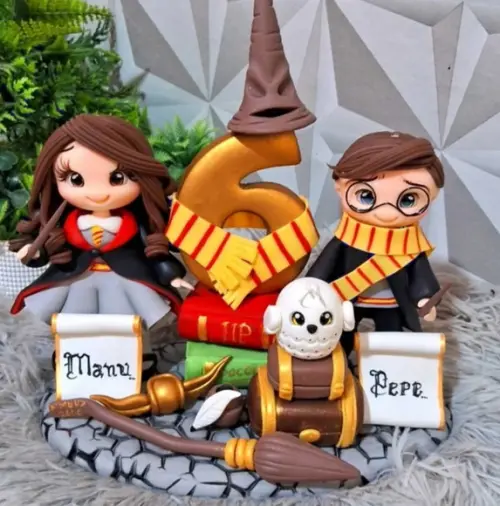 Topo Hermione e Harry Potter em Biscuit