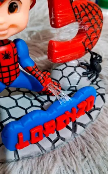 Topo Homem Aranha em Biscuit