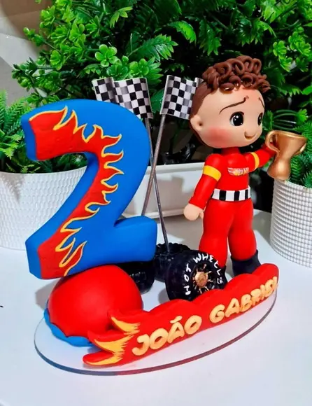 Topo Hotweels em Biscuit