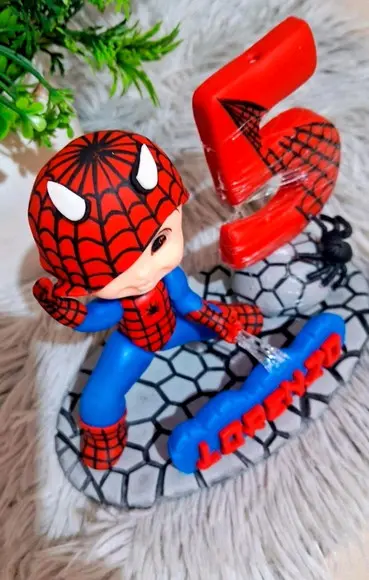 Topo Homem Aranha em Biscuit