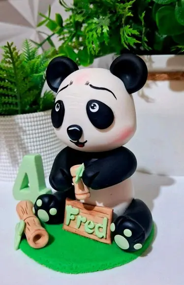 Topo Panda em Biscuit