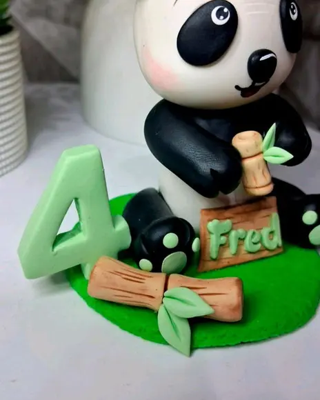 Topo Panda em Biscuit