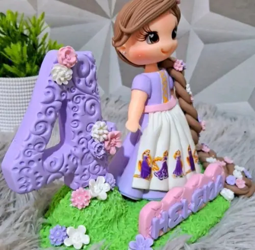 Topo Rapunzel em Biscuit