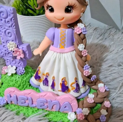 Topo Rapunzel em Biscuit