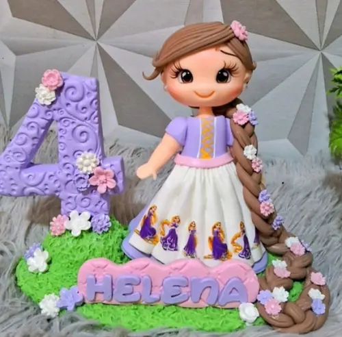 Topo Rapunzel em Biscuit