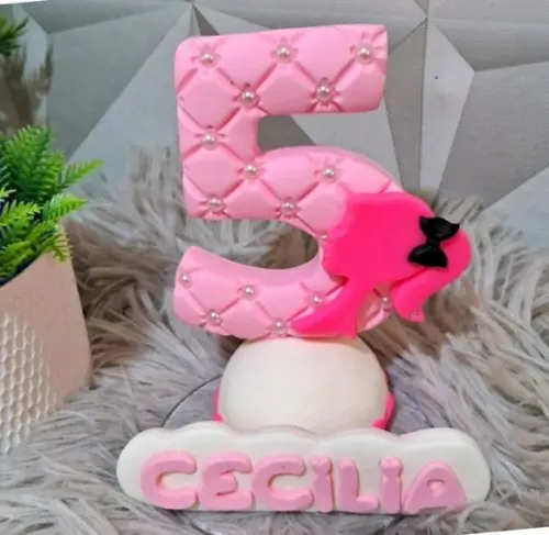 Vela Barbie em Biscuit