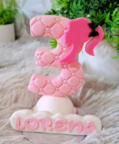Vela Barbie em Biscuit