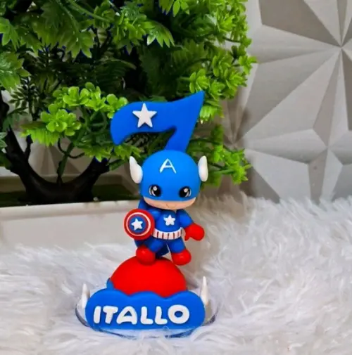 Vela Capitão América em Biscuit